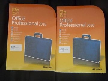 Σφαιρική περιοχή κα Office 2010 επαγγελματικό λιανικό πλαίσιο 32 &amp; εξηντατετράμπιτο DVDs