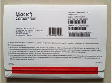 Συσκευασία Microsoft Windows 8,1 cOem επαγγελματική σφαιρική ενεργοποίηση περιοχής 100%