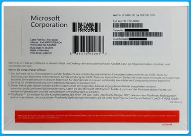 Το αρχικό Microsoft Windows 10 υπέρ βασική 100% cOem σε απευθείας σύνδεση ενεργοποίηση πακέτων