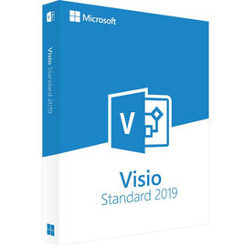 100% γνήσια τυποποιημένη 2019 κωδίκων λογισμικού βασική επιχειρηματική έκδοση της Microsoft Visio