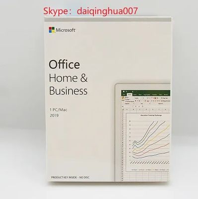 Λογισμικό Microsoft Office Home And Business 2019 Ενεργοποιημένο κλειδί άδειας χρήσης Online Κουτί λιανικής πώλησης