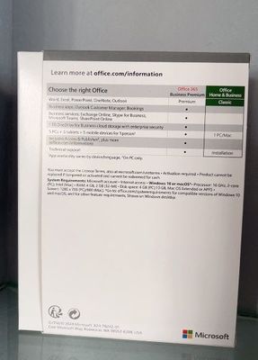 Office 2024 Οικιακό Επιχειρηματικό MAC / PC Bind Key Lifetime Office 2024 HB Λιανικό κουτί