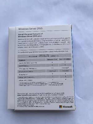 Win Server 2025 Standard USB Box Pack Win Server 2025 Std Λογαριασμός κλειδιού