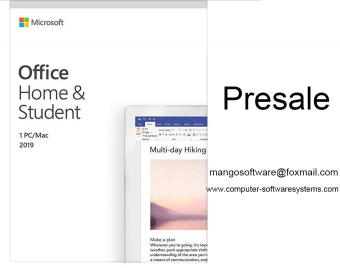 Presale MS Office το 2019 μεταφορτώνει το σπίτι και τη σε απευθείας σύνδεση ενεργοποίηση έκδοσης 100% σπουδαστών