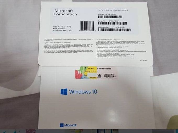 Το αρχικό Microsoft Windows 10 επαγγελματική βασική 100% σε απευθείας σύνδεση ενεργοποίηση cOem