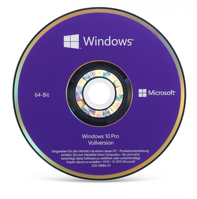 Τα παράθυρα 10 Drive λάμψης υπέρ πολυ γλωσσικός επικυρωμένος η Microsoft συνεργάτης cOem με DVD κερδίζουν 10 υπέρ