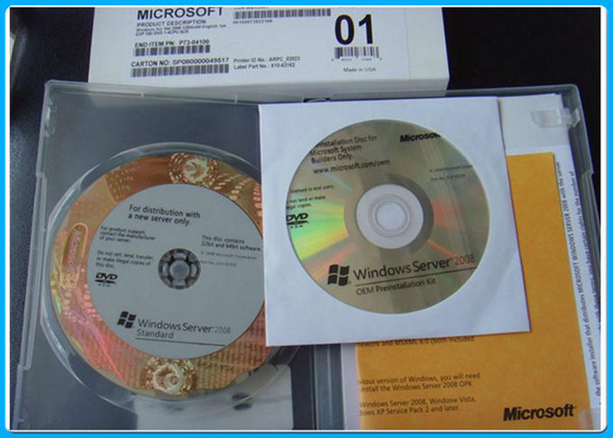 25 κεντρικός υπολογιστής 2008 CALS Microsoft Windows εξηντατετράμπιτη αγγλική εκδοχή DVD για τον υπολογιστή/το σημειωματάριο