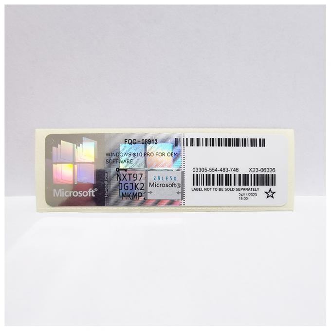 Win 10 Win 11 Professional Win 10 Win 11 Pro COA αυτοκόλλητο λιανικό κλειδί 6 μήνες εγγύηση 1